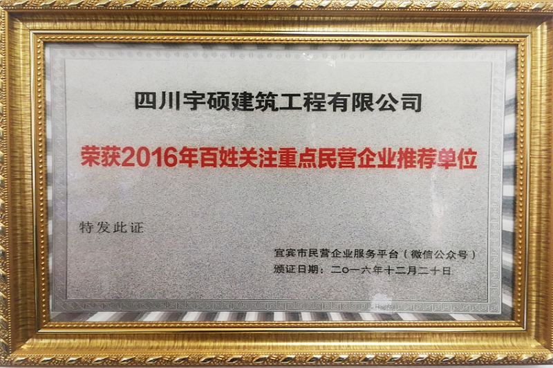 重点民营企业