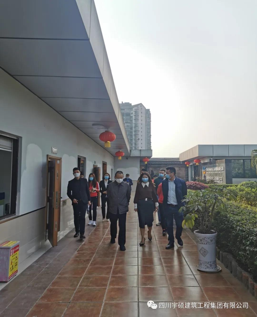 区委常委、副区长肖建新同志莅临宇硕九游app官方端入口调研